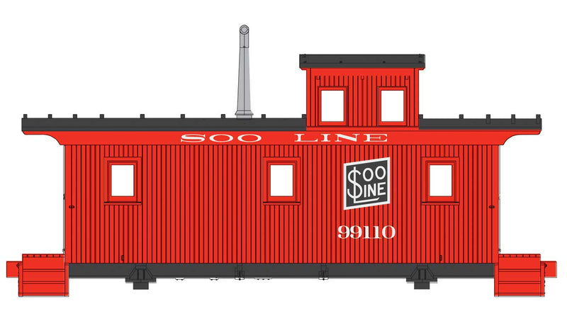 Walthers 920-103470 HO Soo Line DM&IR Class G2 Wood Caboose #99111