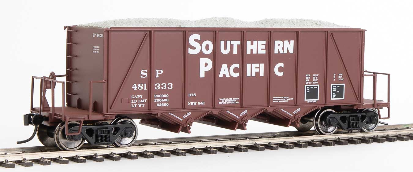 Walthers 920-106030 HO SP RTR 40' Ortner 100-Ton Open Aggregate Hopper #481340