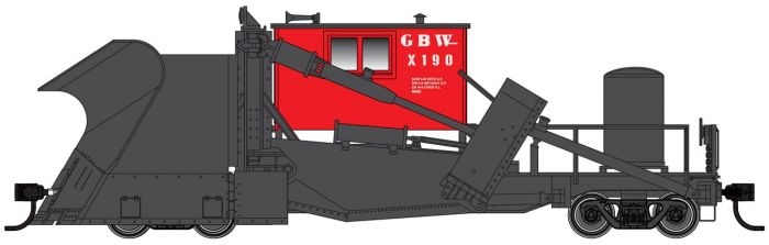 Walthers 920-110122 HO Green Bay & Western Jordan Spreader #X-190 - Ready to Run