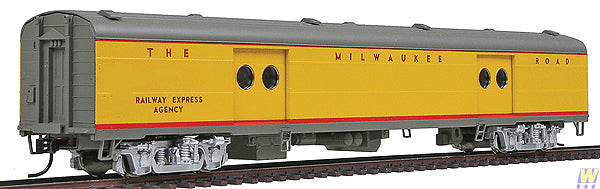 Walthers 932-9291 MILW ylw & gry Exp 2 notch