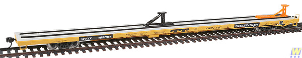 Walthers 932-40311 HO WTTX 89' Flush Deck Flat Car # 158081