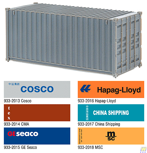 Walthers 933-2016 HO Happag-Lloyd 20' Container