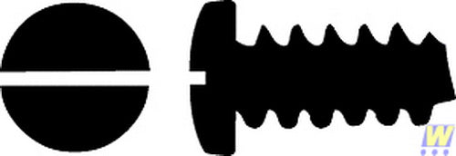 Walthers 947-1190 #2 x 1/4" Self-Tapping Steel Sheet Metal Screws (24)