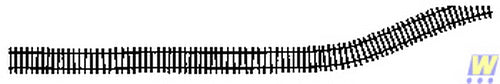 Walthers 948-815 HO Shinohara Code 83 Nickel Silver 39" Flex Track Wood Ties