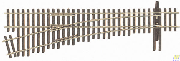 Walthers 948-8801 HO Code 83 Nickel Silver # 4 Left Hand Switch Turnout
