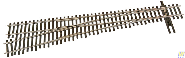 Walthers 948-8803 HO Code 83 Nickel Silver #6 Left Hand Switch Turnout