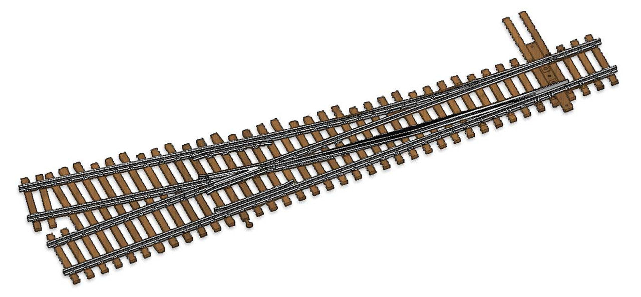 Walthers 948-10016 HO Code 100 Nickel Silver DCC-Friendly #5 Right Hand Turnout