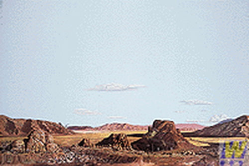 Walthers 949-705 HO Instant Horizons "Dry Desert" Background Scene