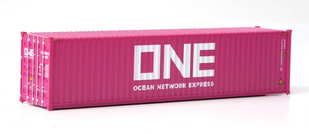 Walthers 949-8275 HO Ocean Network Express 40' High Cube Corrugated Container