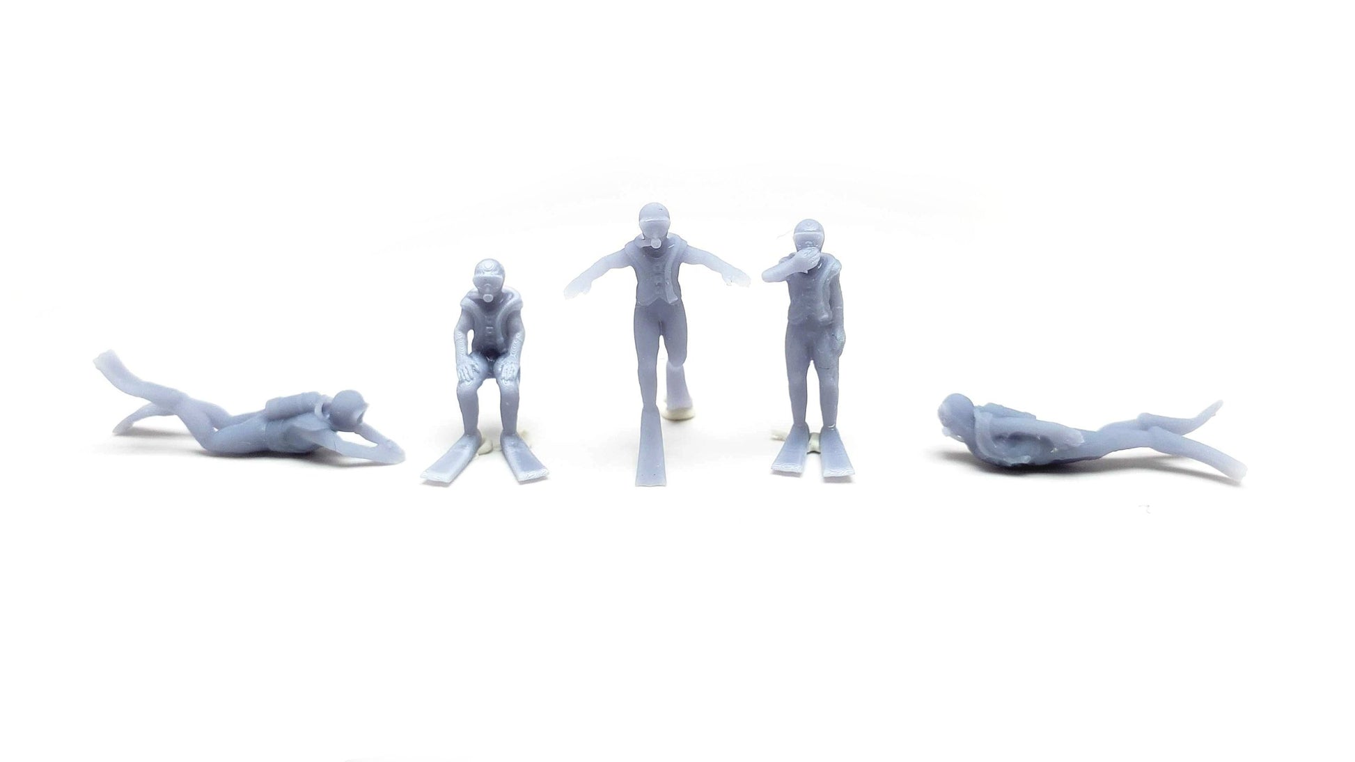 All Scale Miniatures 870993 HO Scuba Divers (Set of 5)