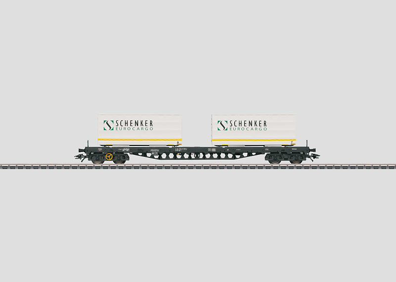 Marklin 47041 HO German Federal Railroad Type Sgs 693 Flat Car (Set of 2)