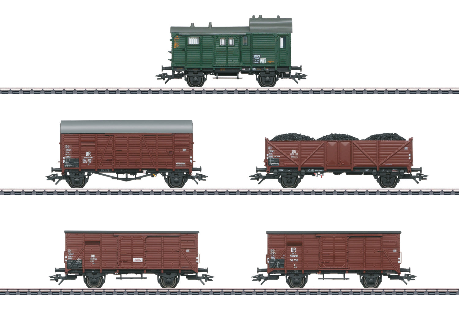 Marklin 48825 HO German Federal Railroad Class E 71.1 Freight Car (Set of 5)