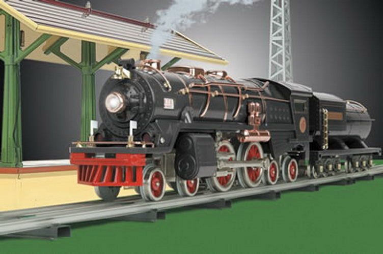 MTH 10-1202-0 400E Tinplate Steam Engine - Traditional (Black w/Brass)
