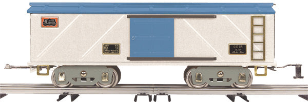 MTH 10-2197 Std. Gauge White & Blue 4018 Automobile Car
