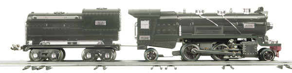 MTH 10-3020-1 Gray w/Nickel 260E O Gauge Locomotive & Tender w/PS- #260E
