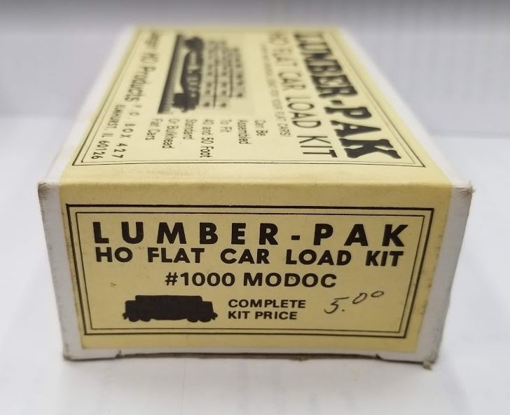 Jaeger HO Products 1000 HO Modoc Flat Car Load Lumber-Pak Kit