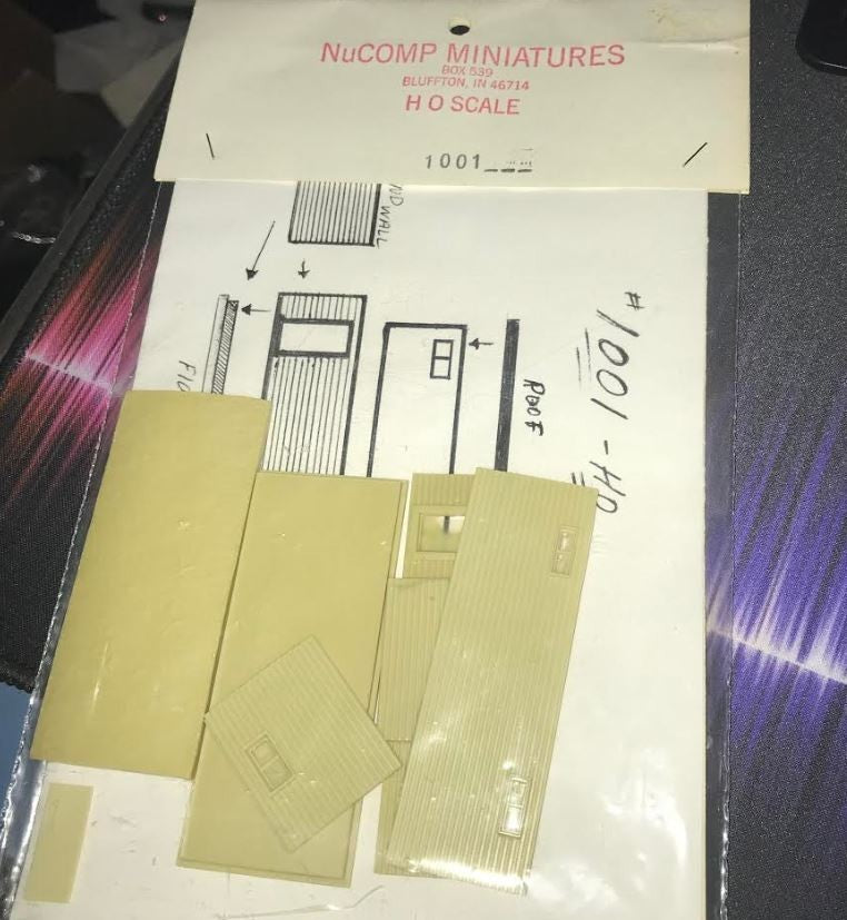 NuComp Miniatures 1001 HO Mobile Home Building Kit