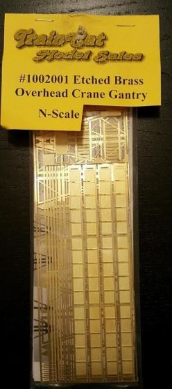Train Cat 1002001 N Etched Brass Overhead Crane Gantry