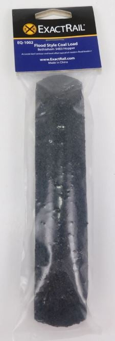 ExactRail EQ-1004 HO Scale Flood Style Black Coal Load