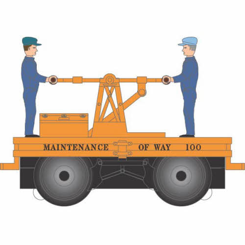 Atlas 1008201 3-Rail MOW Handcar