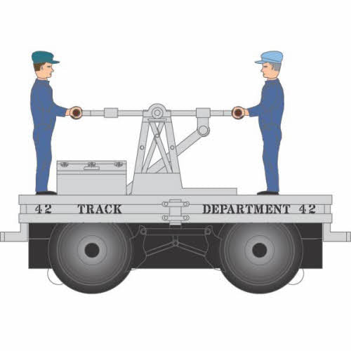 Atlas 1008202 3-Rail Track Department Handcar