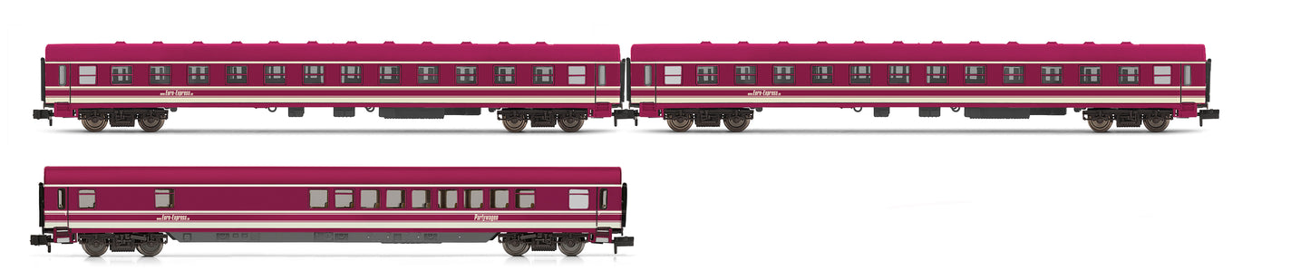 Arnold HN4186 N Euro-Express 3-Coach Train Set