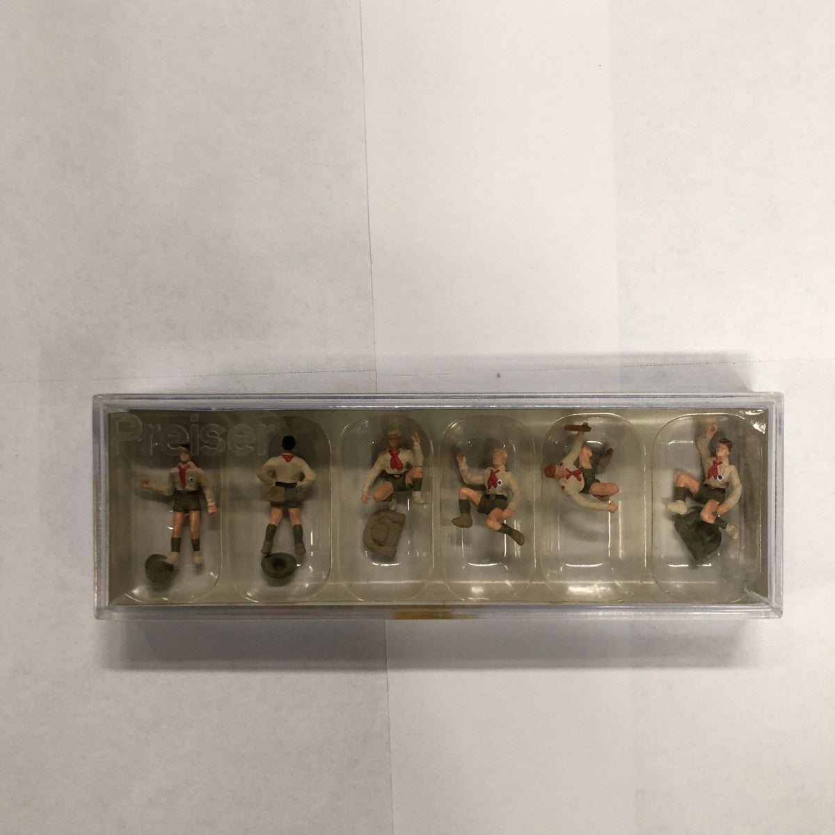 Preiser 1010137 HO American Boy Scouts Figures (Set of 6)