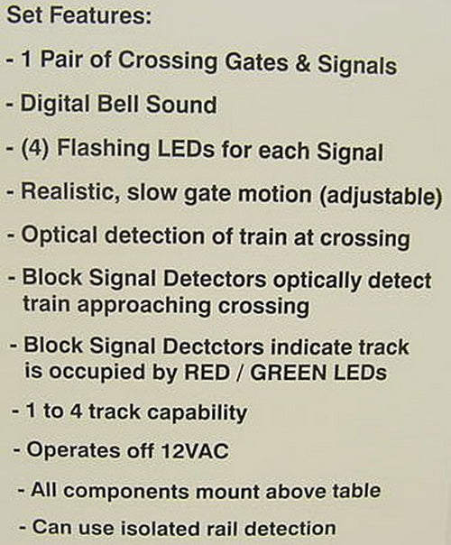 Z-Stuff DZ-1010S Crossing Signal/Detector Set w/Sound