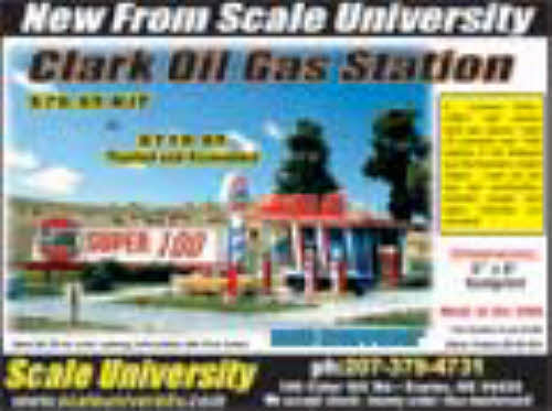Scale University 1013 Clark Oil Gas Station Kit