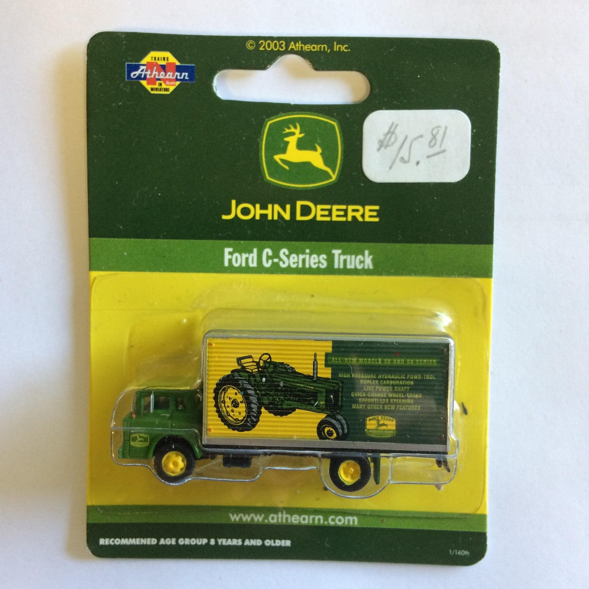 Athearn 10191 John Deere Ford C-Series Boxvan