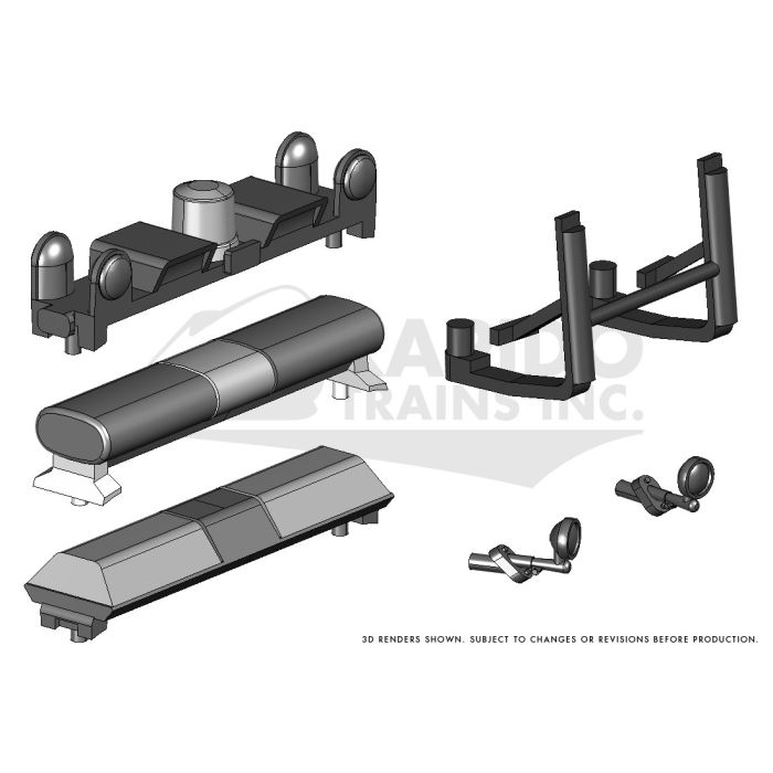 Rapido Trains 102138 Ho Emergency Vehicle Detail Parts Kit