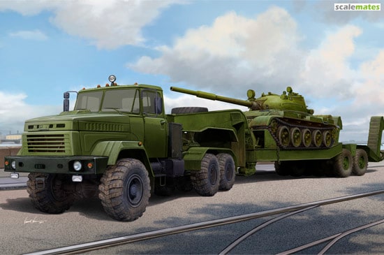Hobby Boss Models 85513 1:35 KrAZ-6446 Tractor w/MAZ/ChMZAP-5247G Semi-Trailer