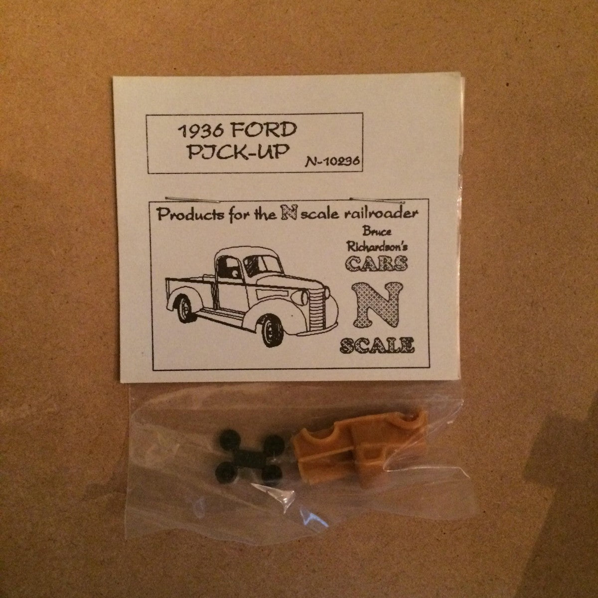 Bruce Richardson 10236 N 1936 Ford Pick-Up Resin Kit