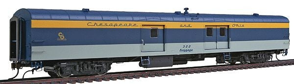 Rapido Trains 106206 HO Chesapeake & Ohio Baggage Express Car #322