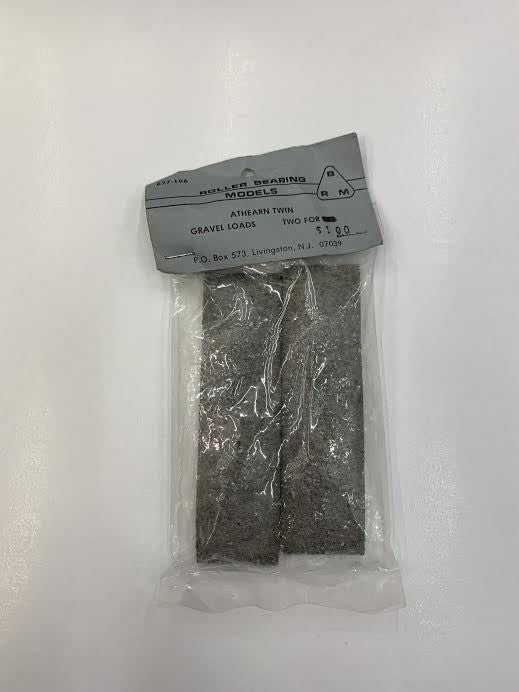 Roller Bearing Models 627-106 HO Scale Athearn Twin Gravel Loads (Pack of 2)