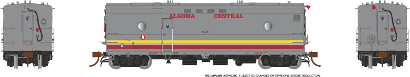 Rapido Trains 107309 HO Algoma Central Oh So Noisy Steam Heater Car #77
