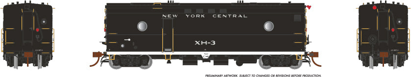 Rapido Trains 107336 HO New York Central Oh So Noisy Steam Heater Car #XH-2