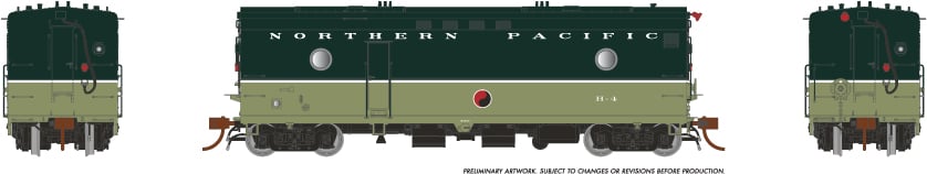 Rapido Trains 107340 HO Northern Pacific Steam Heater Car #H-6