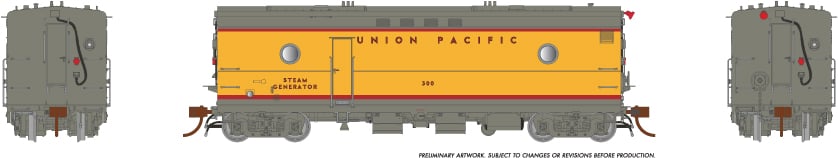 Rapido Trains 107353 HO Union Pacific Oh So Noisy Steam Heater Car #305