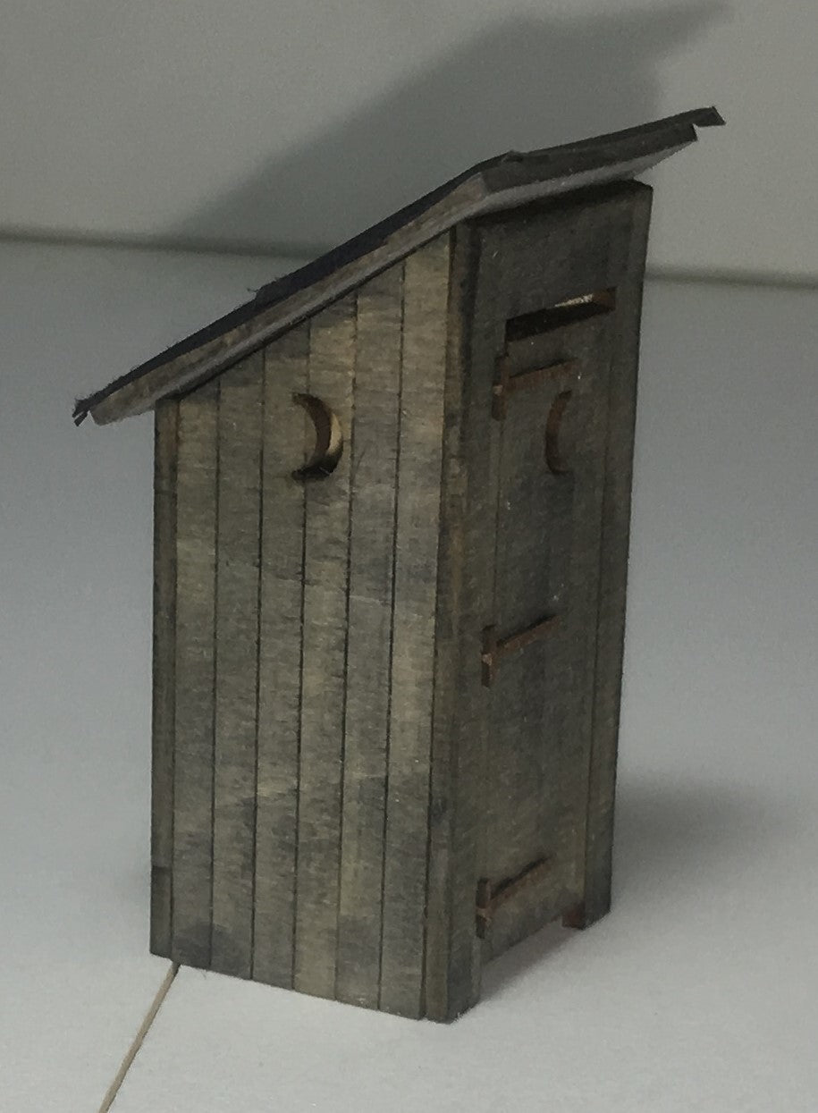 Motrak Models 47004 O Outhouse Building Kit (Pack of 2)