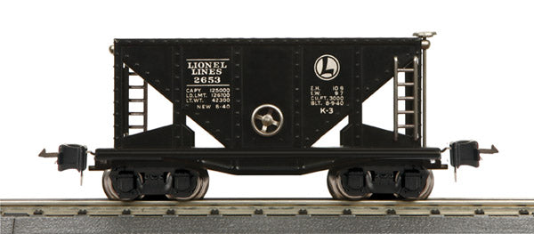 Lionel 11-70037 No. 2653 O Gauge Hopper Car Black