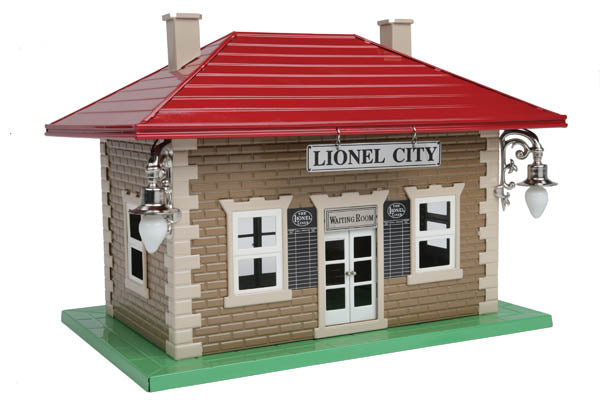 MTH 11-90062 Lionel Tinplate No. 134 Lionel City Station with Train Stop
