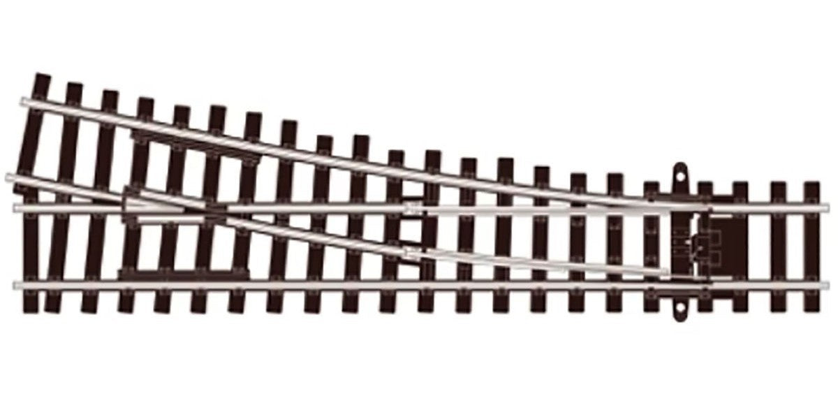Peco SL-U1291 TT Code 55 Nickel Silver Rail Right Hand Small Radius Turnout