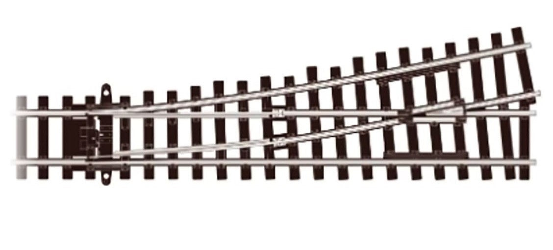 Peco SL-U1292 TT Code 55 Nickel Silver Rail Left Hand Small Radius Turnout