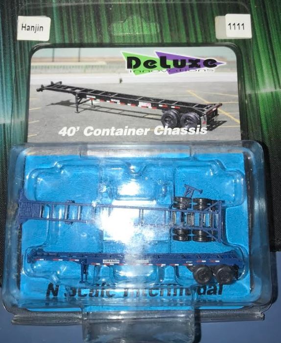 Deluxe Innovations 1111 N Hanjin Shipping 40' Container Chassis (Pack of 2)