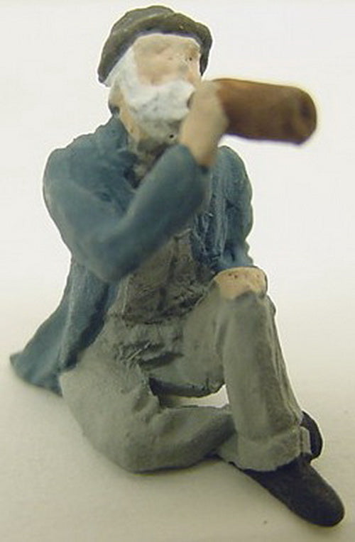 Arttista 1112 O Scale Town Drunk Pewter Painted Figure