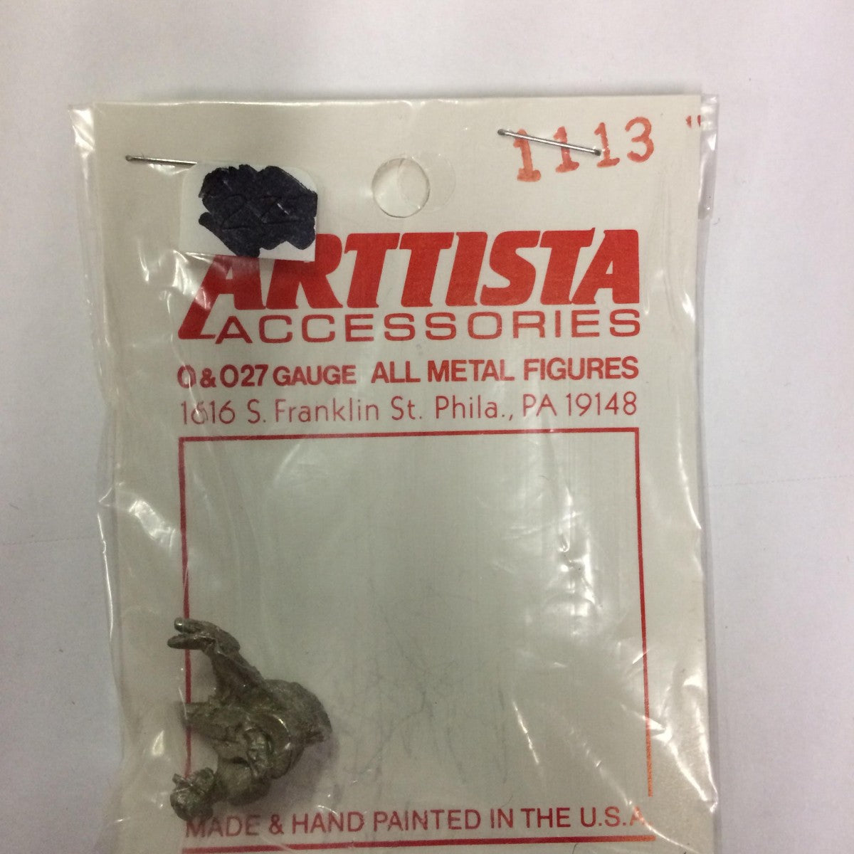Arttista 1113 Man Playing Guitar Pewter Figure Unpainted