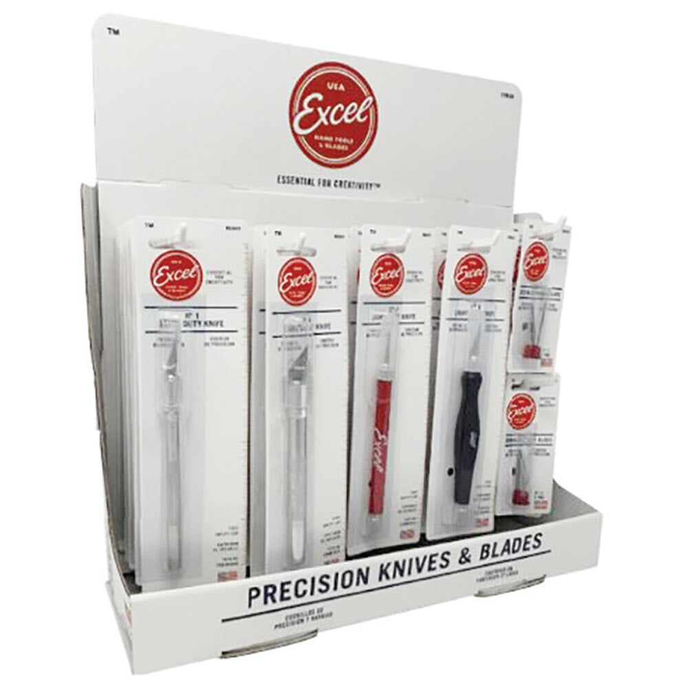 Excel 77K50 Precision Knives and Blades Display Set