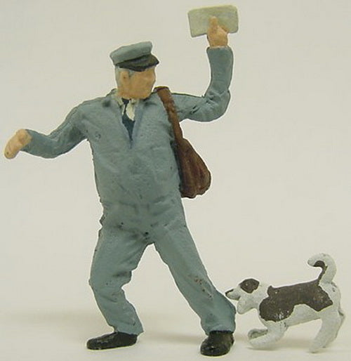 Arttista 1136 O Mailman And Dog Pewter Figures (Set of 2)