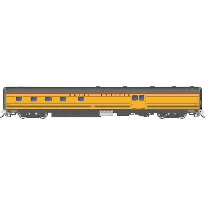 Rapido Trains 114043 HO Union Pacific Budd Baggage-Dorm Car #6002